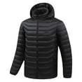 thumbnail image 1 of ZUKMRJPC Men's Heated Padded Jacket Full Zip 31 Heating Zones Hooded Outdoor Casual Men's Winter Coats USB Charging with Zipper Pocket, 1 of 7