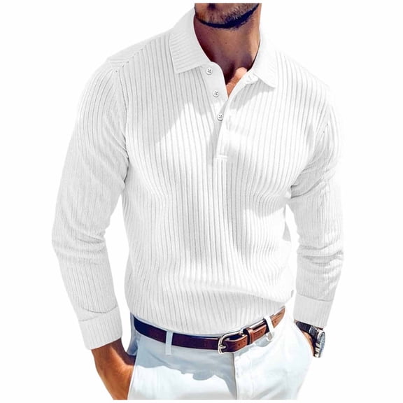 ZUKMRJPC Men's Quarter Button Sweater Long Sleeve Classic Knitted Pullover Sweaters Solid Color Lightweight Slim Fit Warm Work Tops