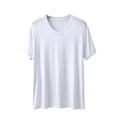 thumbnail image 1 of ZUKMRJPC Men's V Neck Summer Tops Short Sleeve Casual Solid Color Basic T Shirts Soft Comfortable Workout Athletic Pullover Tee, 1 of 5