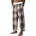 thumbnail image 1 of ZUKMRJPC Mens Fleece Pajama Pants Elastic Waist Drawstring Lightweight Soft Warm Plaid Printing Sleepwear Pants with Pockets, 1 of 5