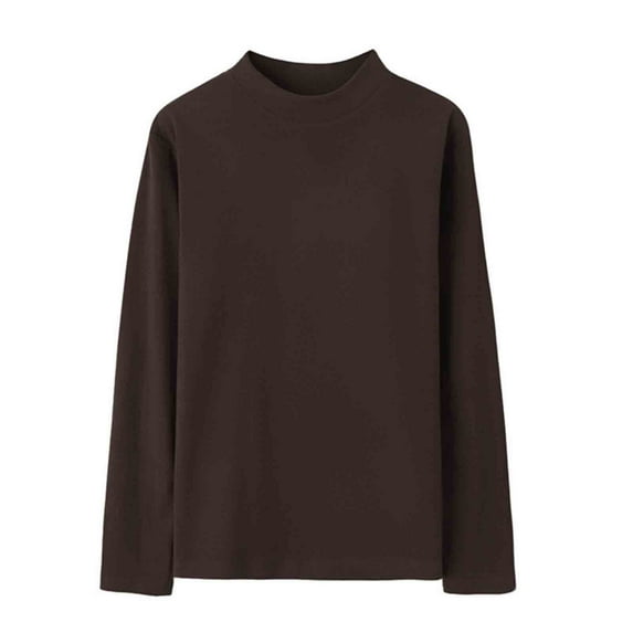 ZUKMRJPC Mens Mock Turtleneck Long Sleeve Shirts Fall Winter Solid Color Basic Thermal Undershirt Lightweight Slim Fit Pullover Tops