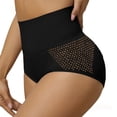 thumbnail image 1 of ZUKMRJPC Shapewear for Women Solid Color Hollowed Out High Waisted Panties Full Coverage Tummy Control Butt Lifting Underwear, 1 of 3