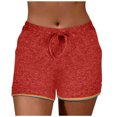 thumbnail image 1 of ZUKMRJPC Shorts for Women Trendy Summer Elastic Waist Drawstring Shorts Loose Comfy Casual Athletic Shorts with Pockets, 1 of 7
