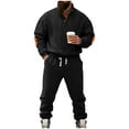 thumbnail image 1 of ZUKMRJPC Sweatsuits for Men 2 Piece Long Sleeve Pullover Hoodie and Sweatpants Casual Jogging Tracksuit Suit Athletic Set, 1 of 7