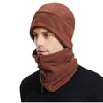 thumbnail image 1 of ZUKMRJPC Winter Beanie Hat Scarf Sets Men Women Unisex Warm Fleece Lined Windproof Skull Cap Warmer Cold Weather Caps for Outdoor Cycling, 1 of 2