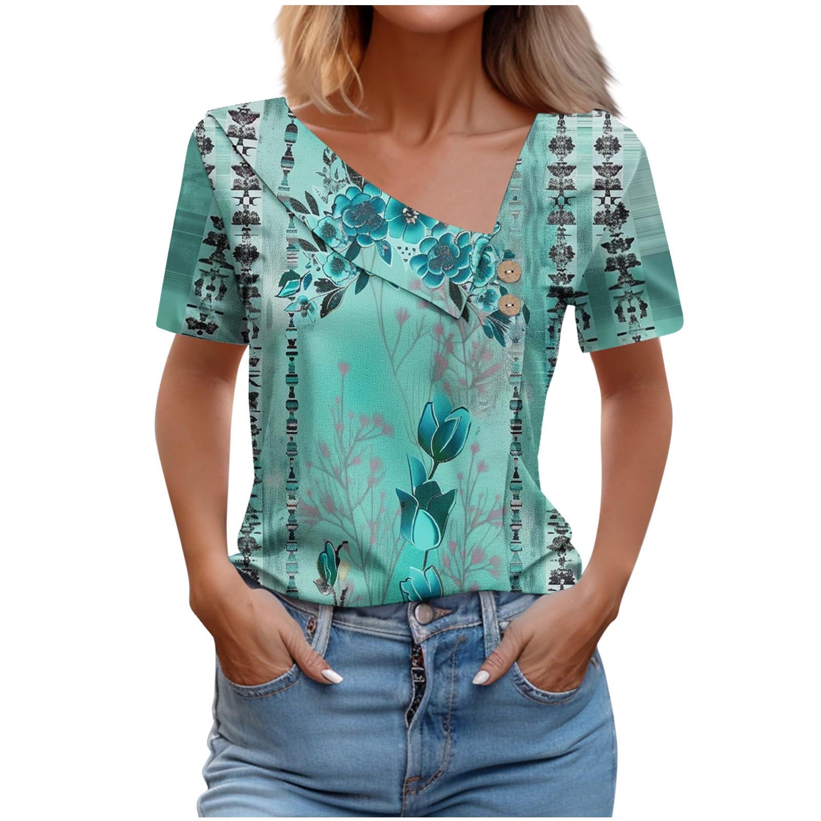 Tartan Blouse For Women Uk Linen Tops For Women UK Summer Ladies Casual Button Down Short Sleeve Tunic Blouses Textured Collared Solid Elegant T-Shirts Ladies Tops Ladies Dressy Tops For Evening Tartan Blouse For Women Uk Linen Tops For Women UK Summer Ladies Casual Button Down Short Sleeve Tunic Blouses Textured Collared Solid Elegant T-Shirts Ladies Tops Ladies Dressy Tops For Evening