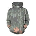 thumbnail image 1 of ZUKMRJPC Womens Pullover Hoodies Casual Long Sleeve Fleece Lined Maple Leaf Print Hooded Sweatshirt with Kangaroo Pocket, 1 of 7