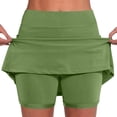 thumbnail image 1 of ZUKMRJPC Womens Skorts with Pockets Tummy Control Plus Size Skorts for Women High Waist Athletic Sports Pants Skirt Casual Shorts, 1 of 5
