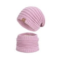 thumbnail image 1 of ZUKMRJPC Womens Winter Beanie Hat Scarf Set Winter Warm Thick Fleece Lined Knit Hats Windproof Neck Warmer Winter Gifts for Women, 1 of 1