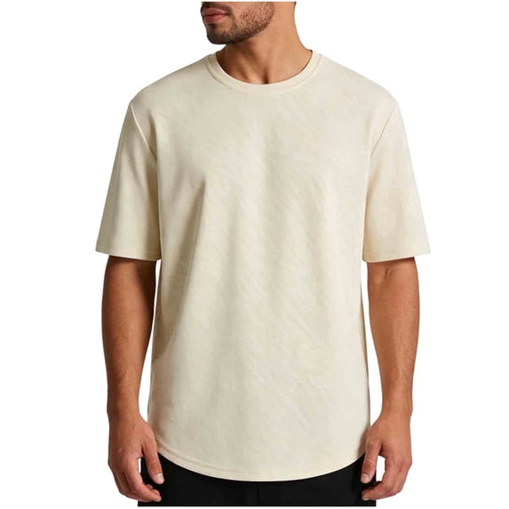 ZUKMRJPC Workout Shirts for Men Short Sleeve Quick Dry Athletic Gym Active Tops Fashion Crewneck Comfy Breathable Running Shirts