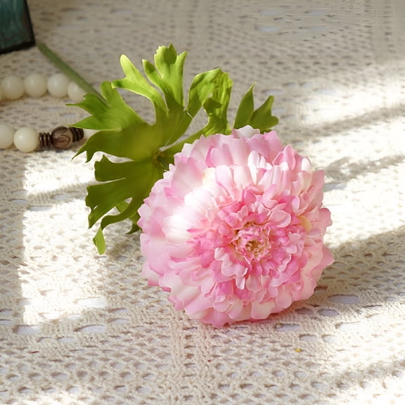 ZULAR 2026 New Artificial Flowers,Real Touch Fake Flowers for Decoration,Artificial Silk Marigold Flowers with Stems for Room Decor Wedding Party Baby Shower Centerpieces Decor (Pink)