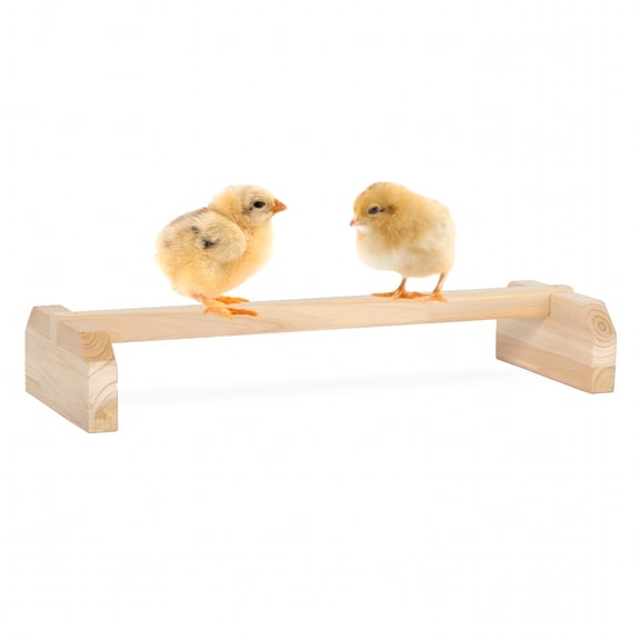 ZULAR 2026 New Chick Roosting Bar Prevent Rotation Design,Solid Wooden Thicken Rooster Perch for Coop and Brooder for Birds,Baby Chicks Chicken Supplies