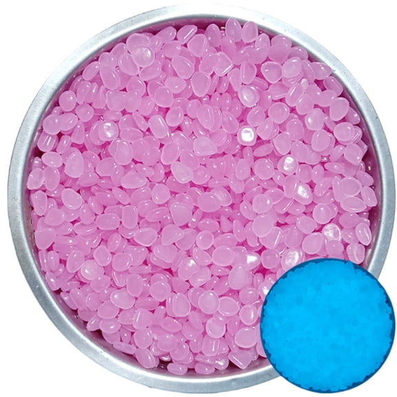 ZULAR 2026 New Rock,Daytime Light Absorption Pebbles for Indoor Plants,Safe Eco Friendly Composition Bright Long Lasting Glow Lava Rocks for Plants,Purple,0.39In