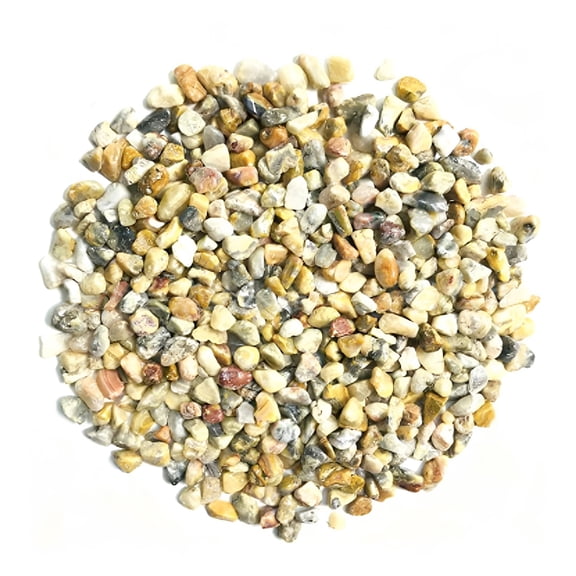 ZULAR 2026 New Succulent and Cactus Gravel Pebbles,Natural Decorative Polished Stones,River Rocks for Vases,Aquariums,Terrarium and Outdoor Gardening,Mixed Color,Succulent Soil Potting Mix