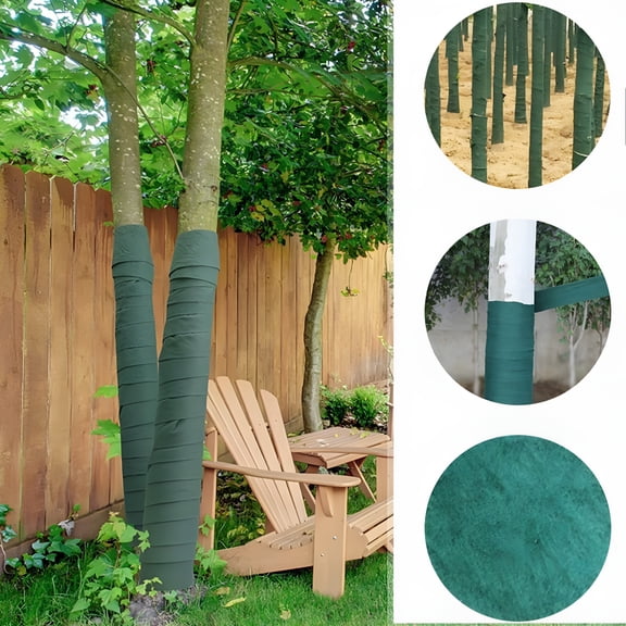 ZULAR 2026 New Tree Protector Wraps,4.7In*49Ft Cold-Proof Tree Trunk Wrap Guard Plants Bandage,Tree Wraps to Protects Bark Antifreeze Tree Tape Protects Shrub for Keep Warm & Moisturizing(Green)
