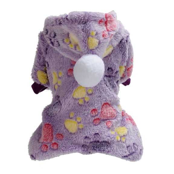 ZULAR Dog Sweater for Winter, Soft Coral Fleece Puppy Clothes with Polka Dots, Warm Pet Apparel for Cold Weather, XL