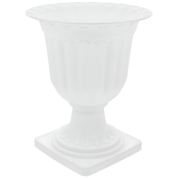 ZULAR Large Urn Planter Flower Pot Pedestal Indoor Outdoor Garden Plant Container