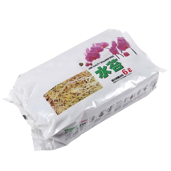 ZULAR Sphagnum Moss,Orchid Sphagnum Moss,6L Garden Moisturizing Nutrition Organic Fertilizer For Phalaenopsis Orchid