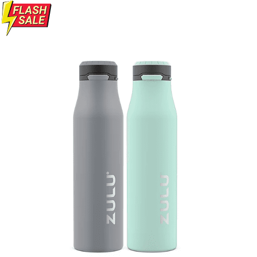 ZULU 26 oz. Stainless Insulated Water Bottle, 2 Pack (Assorted Colors) Lilac and Guava free shipping in (USA) GYM bottle