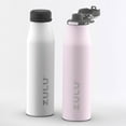 thumbnail image 1 of Zulu 482-2934-975-6 26 oz. Stainless Insulated Water Bottle, 2 Pack ( Pink/White ), 1 of 3