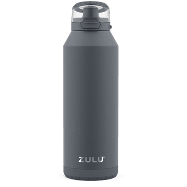 ZULU 40oz Swift Stainless Steel Water Bottle, Gray