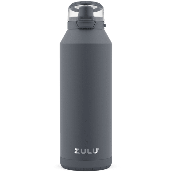 ZULU 40oz Swift Stainless Steel Water Bottle, Gray