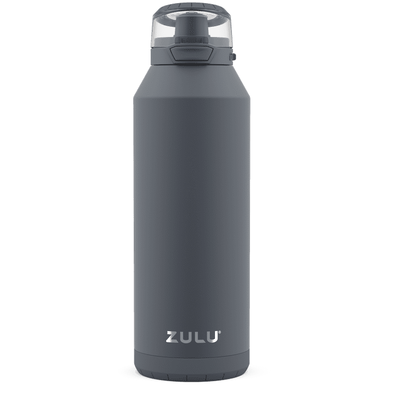 ZULU Echo Water Bottle 16 Oz GrayGreen - Office Depot