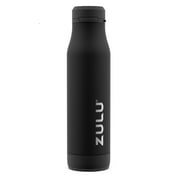 ZULU Ace 24 fl oz. Black Stainless Soft Chug Bottle