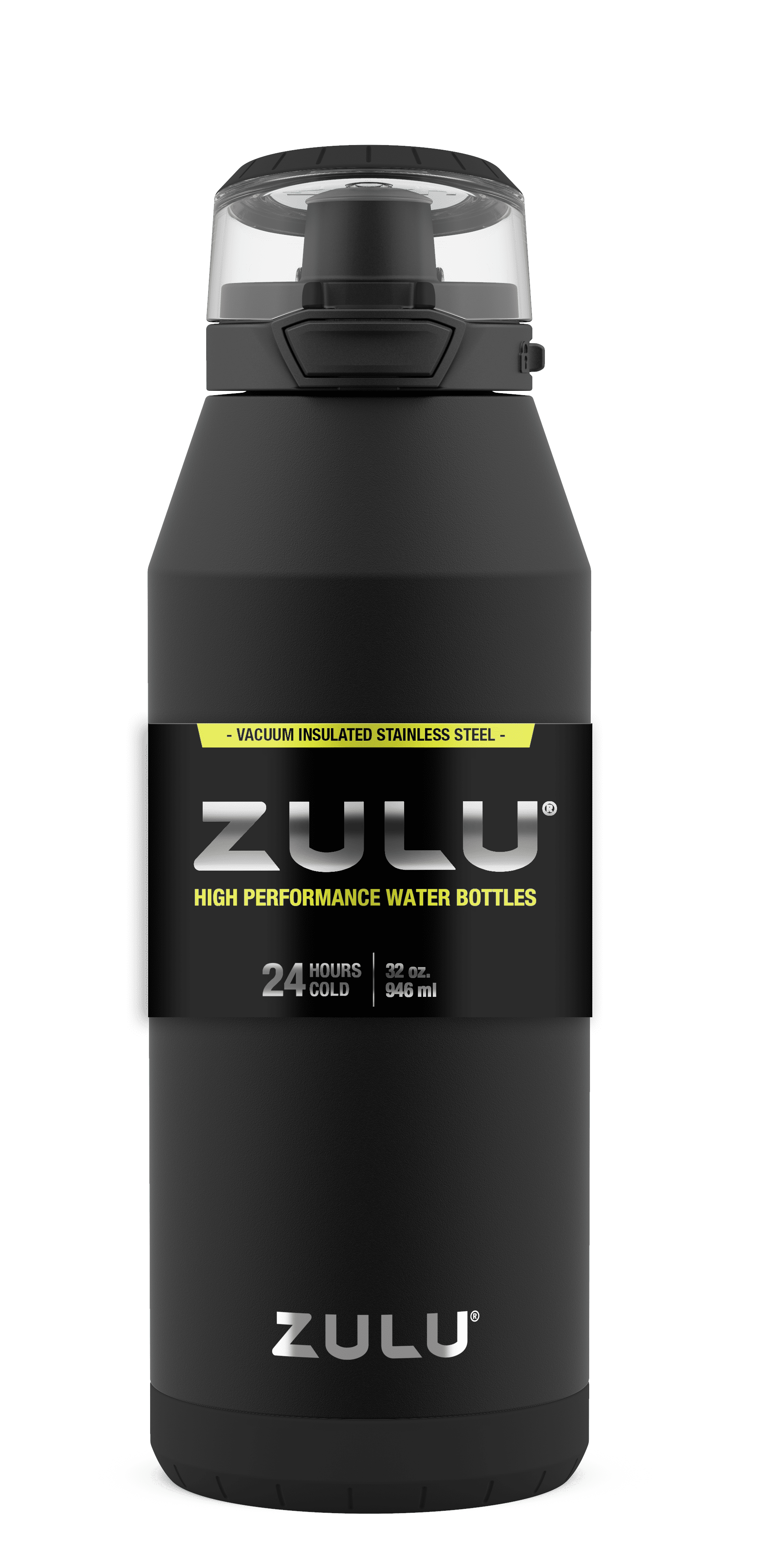 Zulu Swift 32oz Stainless Steel Water Bottle - Black