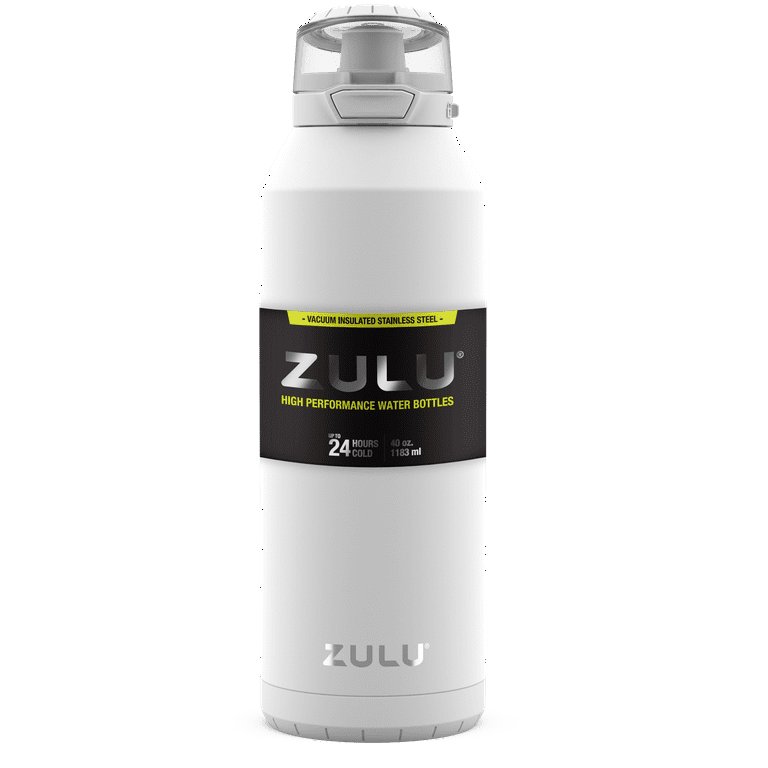 ZULU Swift 40 Fluid Ounce Stainless Steel Vacuum Insulated ZULU Swift 40 Fluid Ounce Stainless Steel Vacuum Insulated