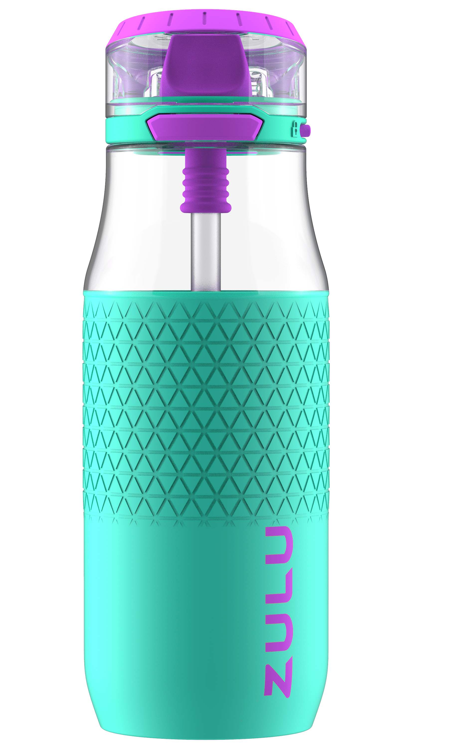 ZULU Tag 18 fl oz. Tritan Kids Soft Straw Water Bottle, Mint