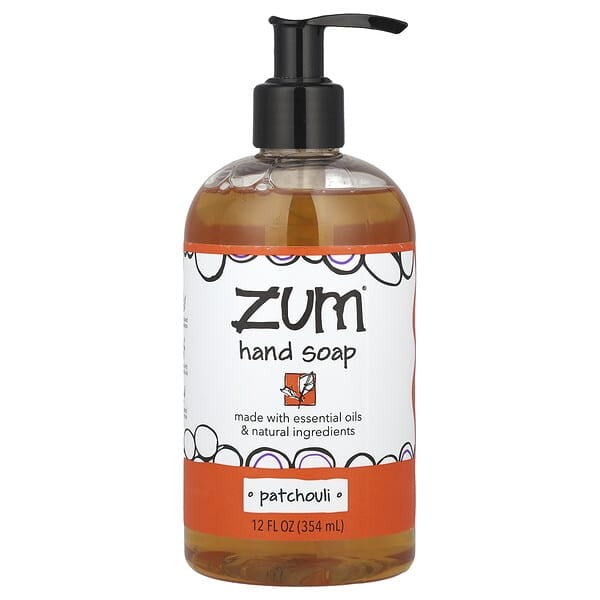 ZUM, Zum Hand Soap, Patchouli, 12 fl oz Pack of 4