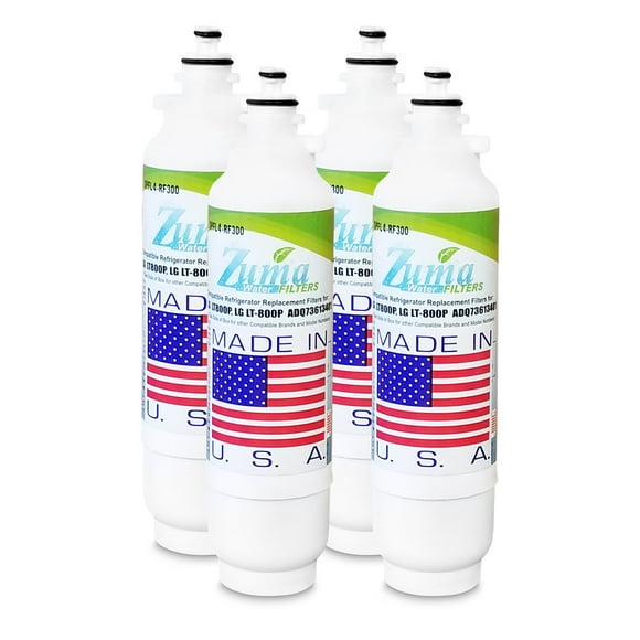 ZUMA Brand , Refrigerator Water Filter , Model # OPFL4-RF300 , Compatible with Kenmore Elite 46-9490 - 4 Pack - Made in U.S.A.