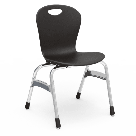 ZUMA® Series 18" 4-Leg Stack Chair, 5th Grade - Adult