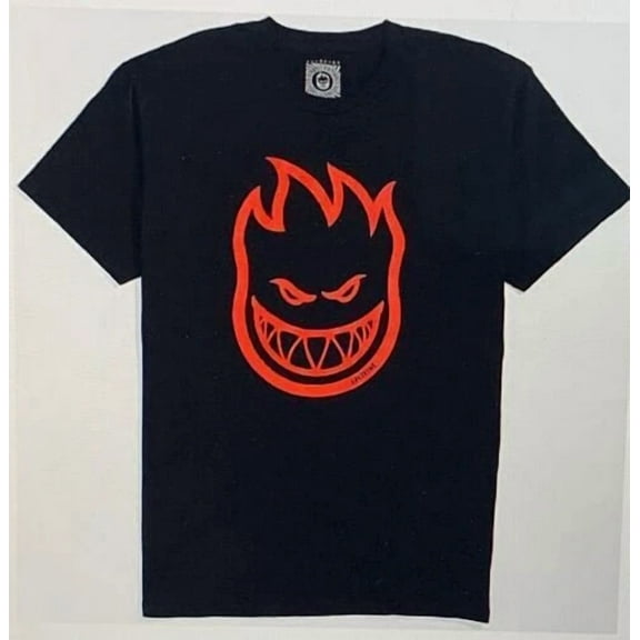 ZUMIEZ Spitfire Bighead Black & Red T-Shirt | eBay