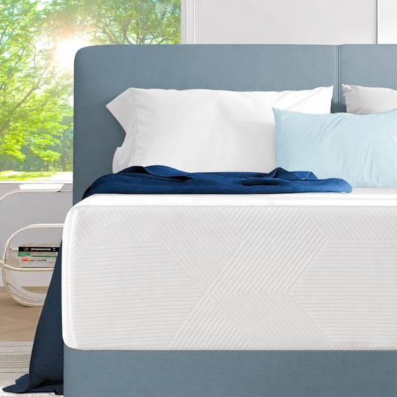 EDX 12 Inch Queen Cooling Gel Memory Foam Mattress CertiPUR US Certified Fiberglass Free Pressure Relief Bed in a Box