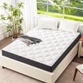 thumbnail image 1 of EDX 6 Inch Queen Cooling Gel Memory Foam Mattress, CertiPUR US Certified Fiberglass Free Pressure Relief Bed in a Box, 1 of 9