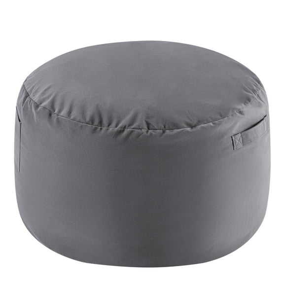 ZUNMOS Bean Bag Sofa Chair 4Ft, Memory Foam Filling for Adults for Home, Dark Grey