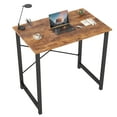 thumbnail image 1 of ZUNMOS Modern Office Desk Sturdy Computer Table with Storage Bag & Iron Hook for Home Bedroom 31", Rust, 1 of 8