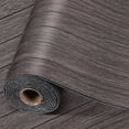 thumbnail image 1 of ZUNOXAZ 3D Faux Wood Wall Panels Peel and Stick Wallpaper, Self-Adhesive Wood Grain Roll 118 x 16 x 0.11 Inches for Decor, 1 of 10