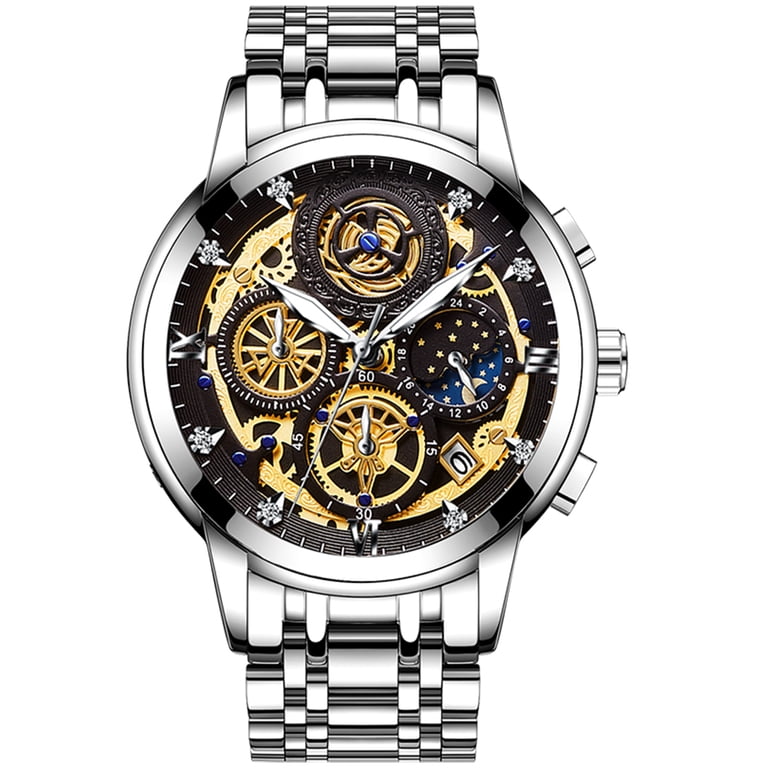 ZUNPAI Watches for Men Multifunction Chronograph Quartz  display picture 1