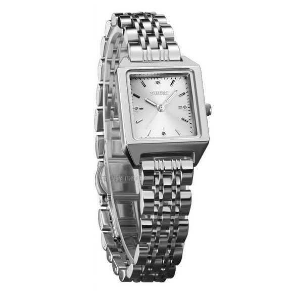 ZUNPAI Watches for Women with Luminous Calendar Waterproof, Men's Wristwatch Fashion Quartz Analog Leather Steel Strap Watch