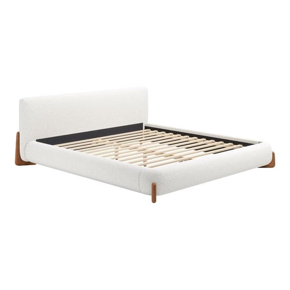 Baris King Bed Ivory