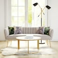 thumbnail image 1 of Deco Sofa Beige Sofa, Modern Style, Seats up to 3, Plywood, Indoor Living, 1 of 5