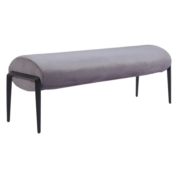 Glatt Bench Gray Bench, Modern Style, Seats up to 2, Plywood, Indoor Living