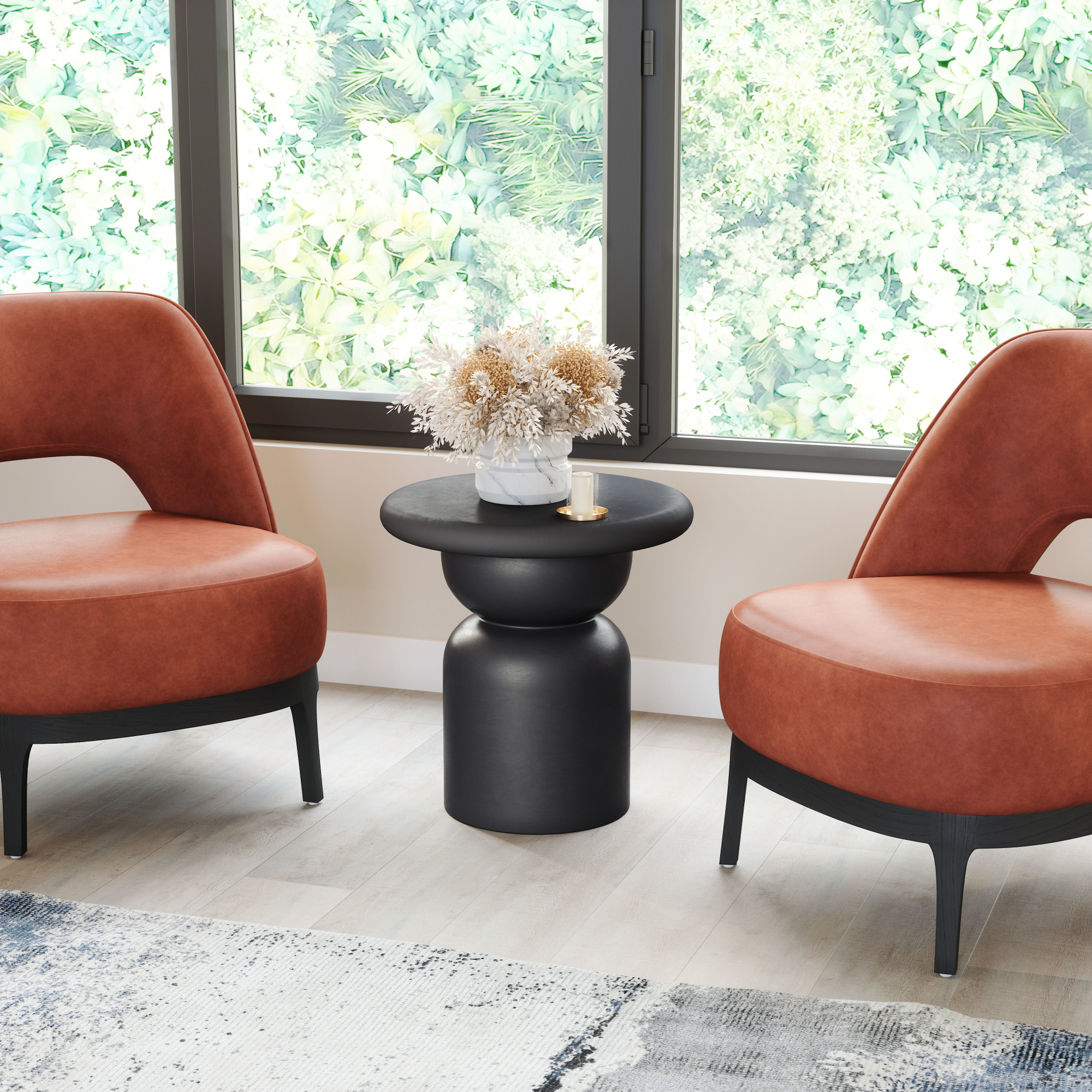 ZUO Hals Side Table Black - Walmart.com