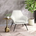 thumbnail image 1 of ZUO Javier Accent Chair White, 1 of 5