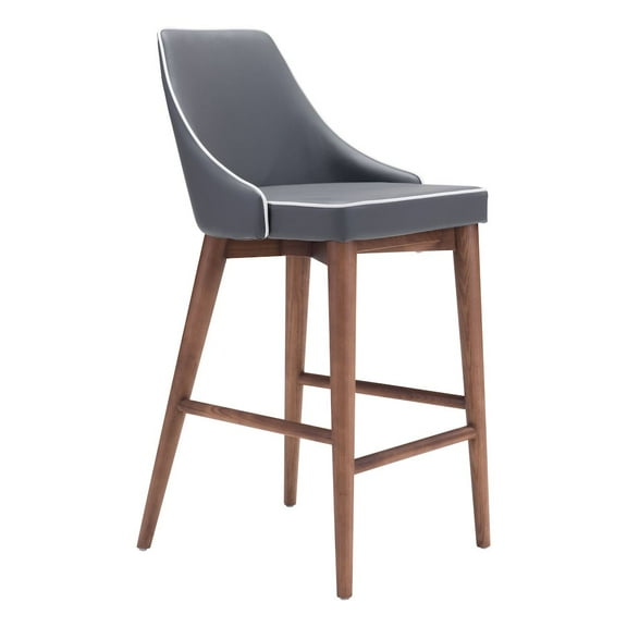 ZUO Moor Counter Stool Dark Gray