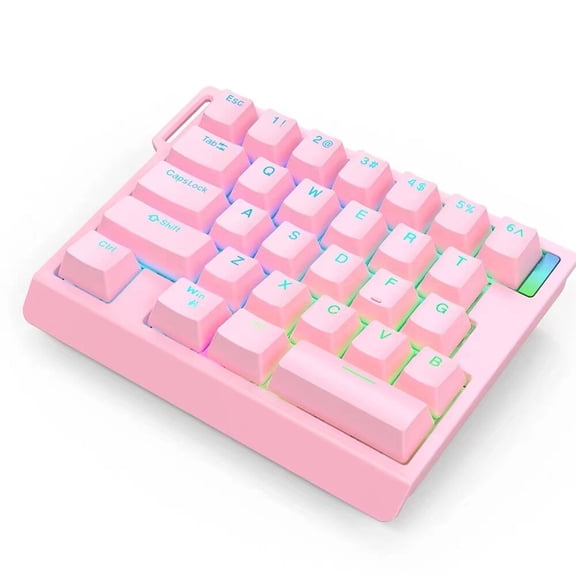ZUOYA One Handed Magnetic Switch Gaming Keyboard, 8K Polling Rate Rapid Trigger Snap Tap for Valorant PC