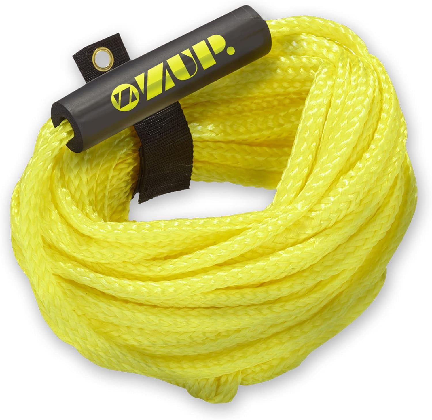 ZUP 1-4 Person Braided Tube Rope with Rope Keeper, 60' Long Tow Rope ...
